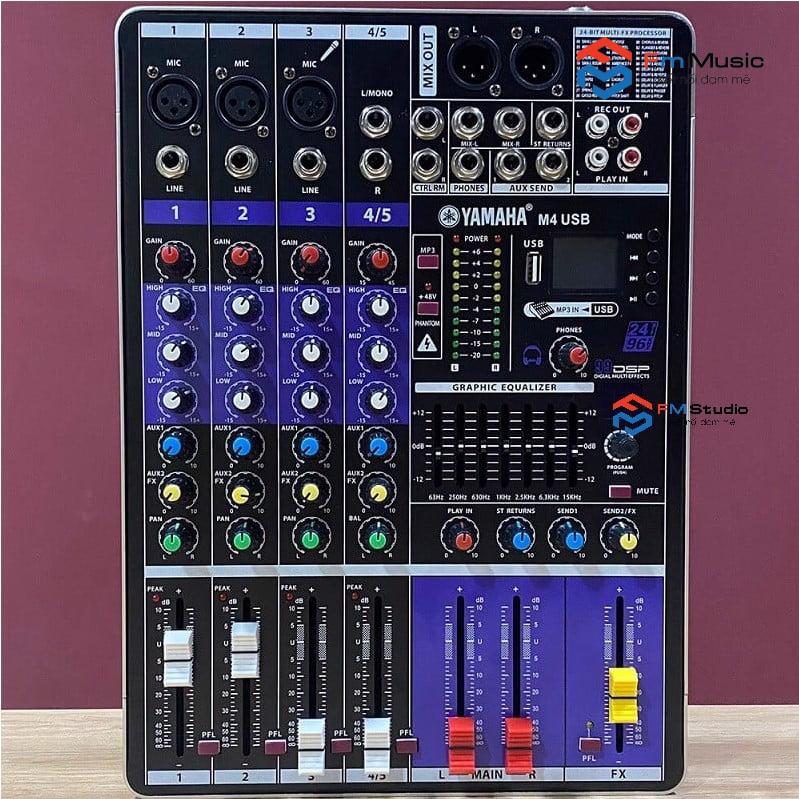 Mixer Yamaha M4 có 99 hiệu ứng, Mixer Karaoke Livestream Mixer Yamaha M4 có 99 hiệu ứng, Mixer Karaoke Livestream