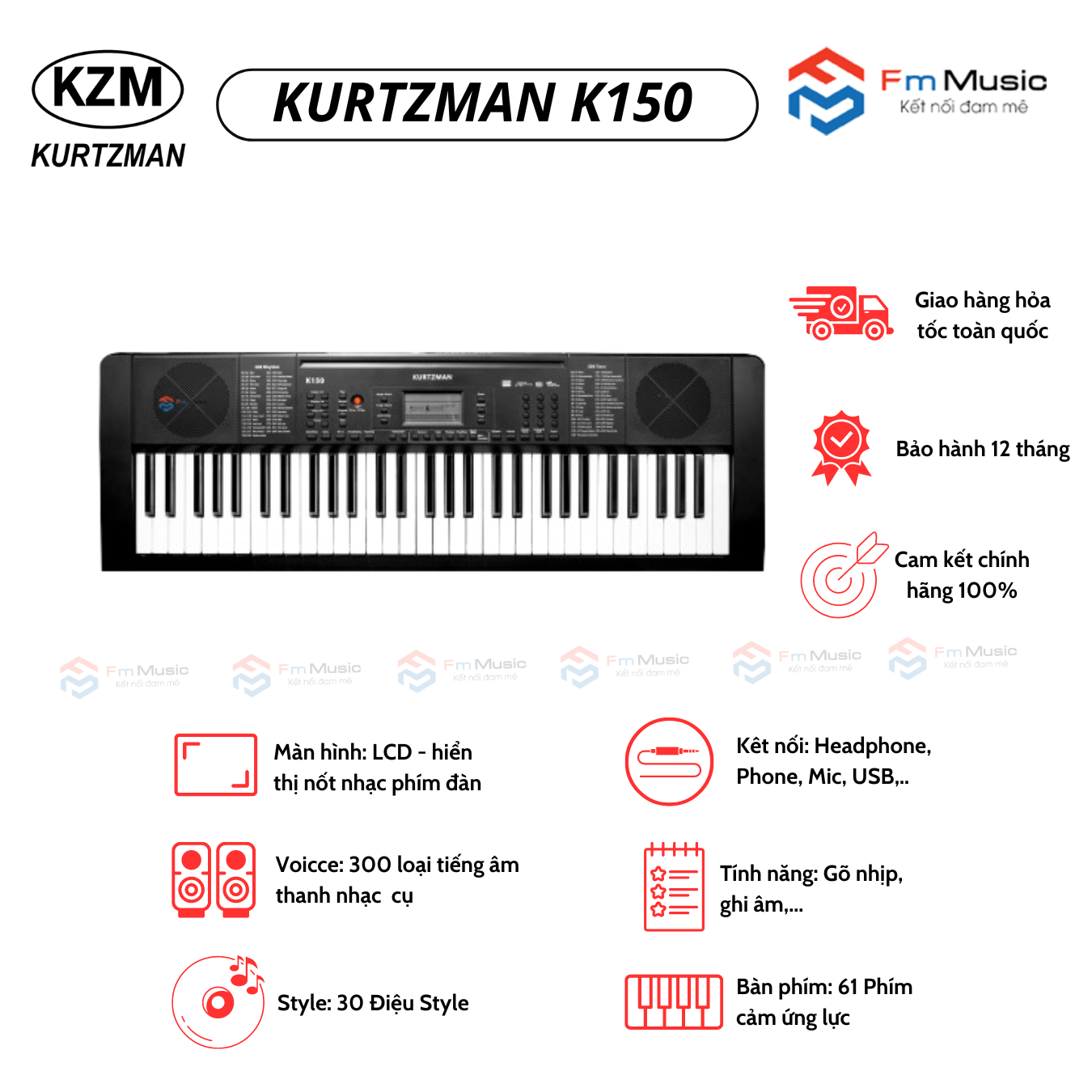 Đàn Organ Kurtzman K150 Đàn Organ Kurtzman K150