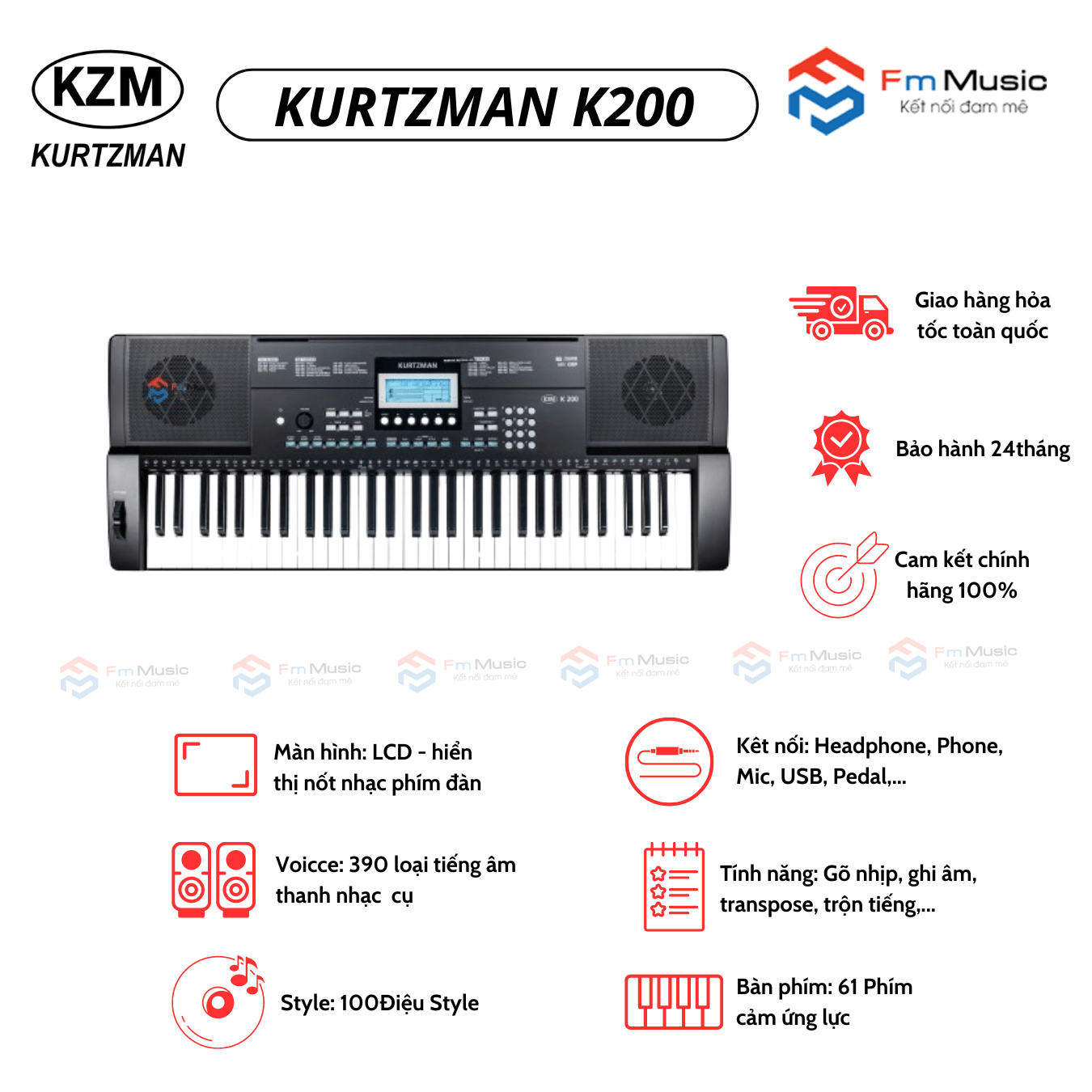 Đàn Organ Kurtzman K150 Đàn Organ Kurtzman K150