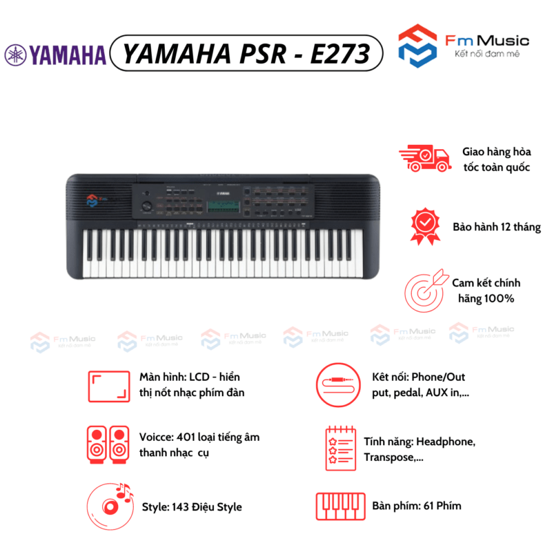 Đàn Organ Yamaha PSR-F52