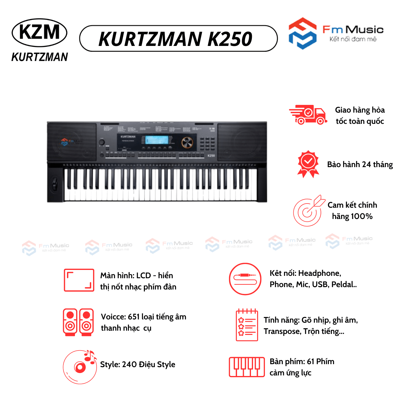 Đàn Organ Kurtzman K150 Đàn Organ Kurtzman K150