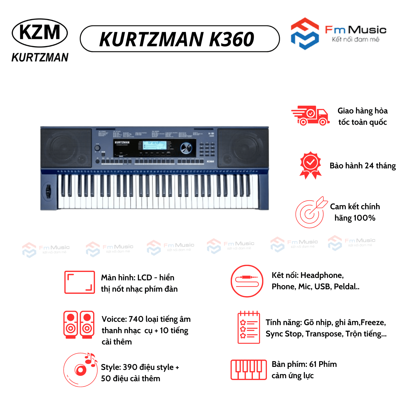 Đàn Organ Kurtzman K150 Đàn Organ Kurtzman K150