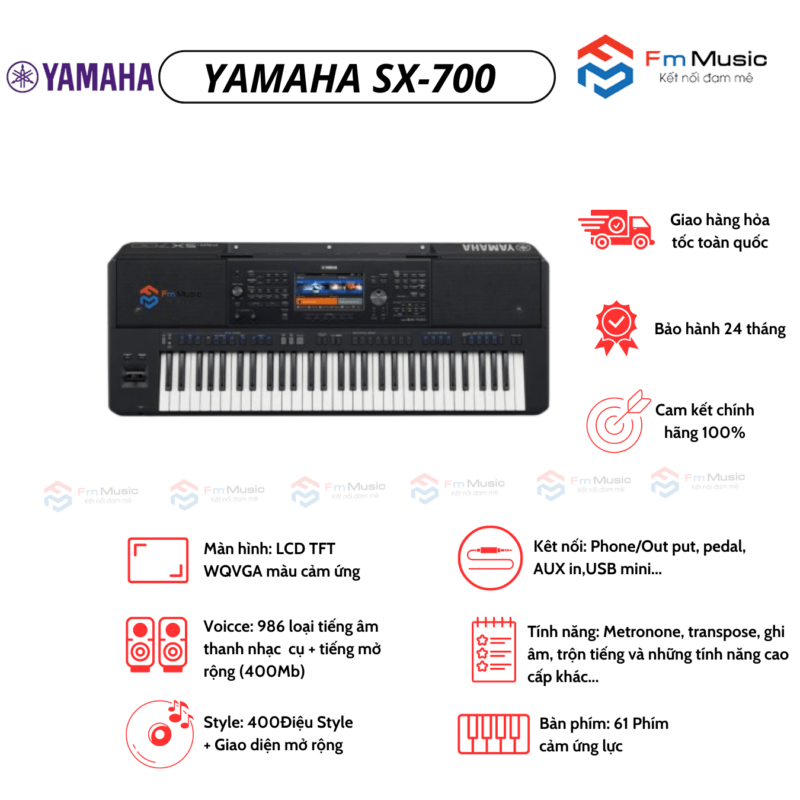 Đàn Organ Yamaha PSR-SX600