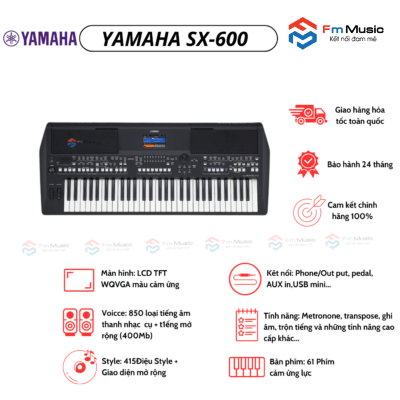 Đàn Organ Yamaha PSR-SX600 Đàn Organ Yamaha PSR-SX600
