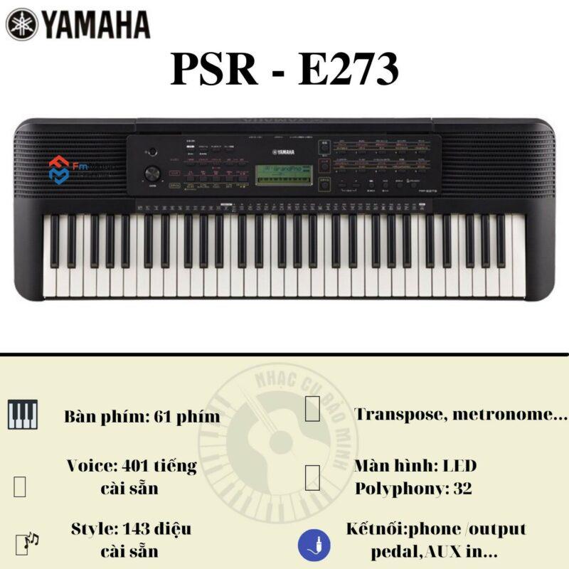 Đàn Organ Yamaha PSR-E273