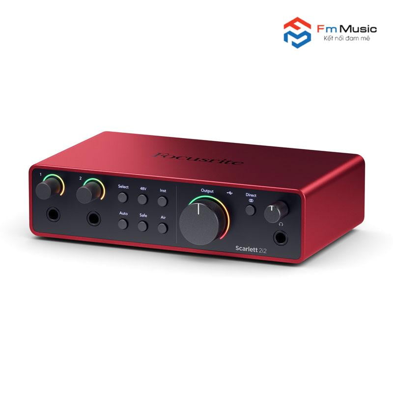 Sound Card Focusrite Scarlett 2i2 Gen 4 Sound Card Focusrite Scarlett 2i2 Gen 4