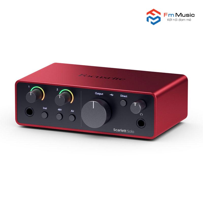 Combo  Focusrite Scarlett Solo Gen 4 và Micro NA9304 Combo  Focusrite Scarlett Solo Gen 4 và Micro NA9304