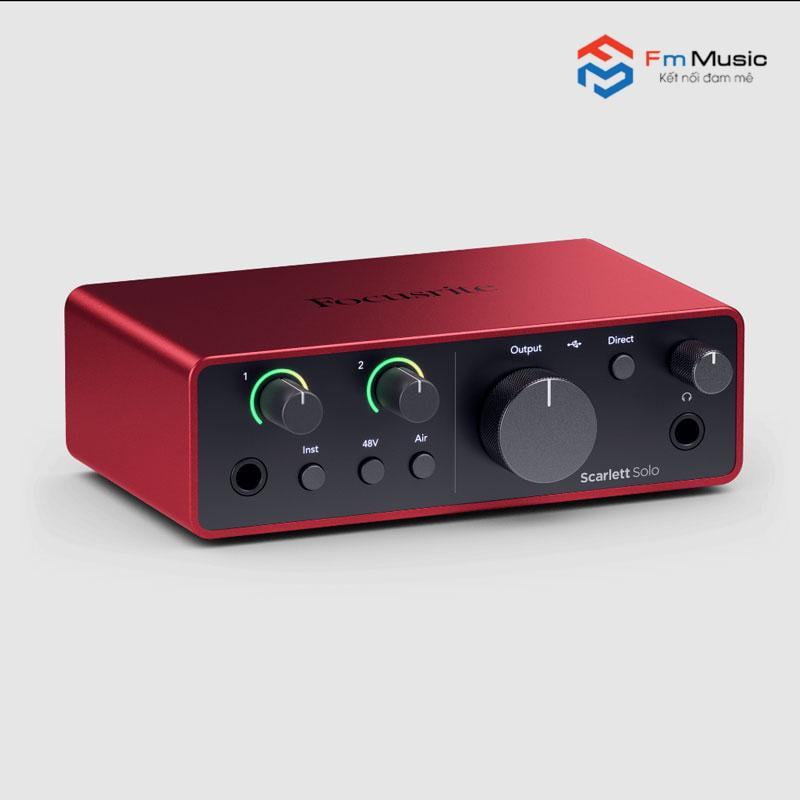 Combo  Focusrite Scarlett Solo Gen 4 và Micro NA9304 Combo  Focusrite Scarlett Solo Gen 4 và Micro NA9304