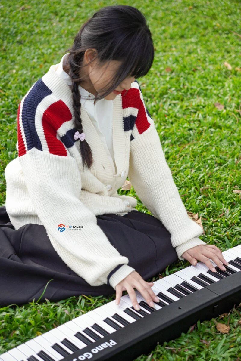 Đàn Piano Go Japan Gấp Gọn – Nhỏ gọn dễ dàng di chuyển (Có 3 màu: Đen, trắng, hồng)
