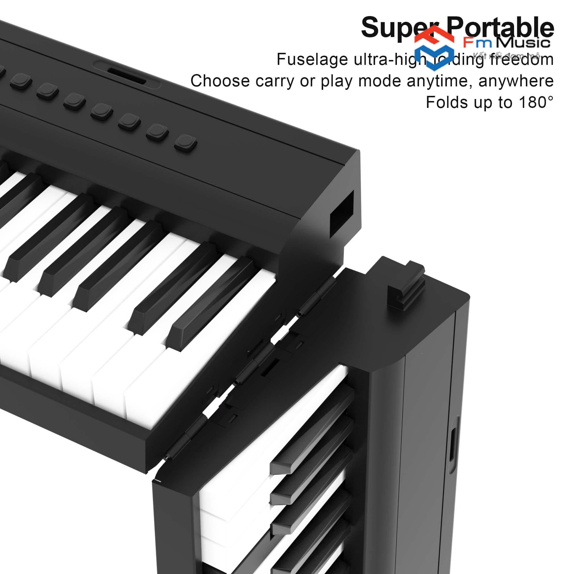 Đàn Piano Điện Gấp Gọn Bora BX40 (X88T) Đàn Piano Điện Gấp Gọn Bora BX40 (X88T)