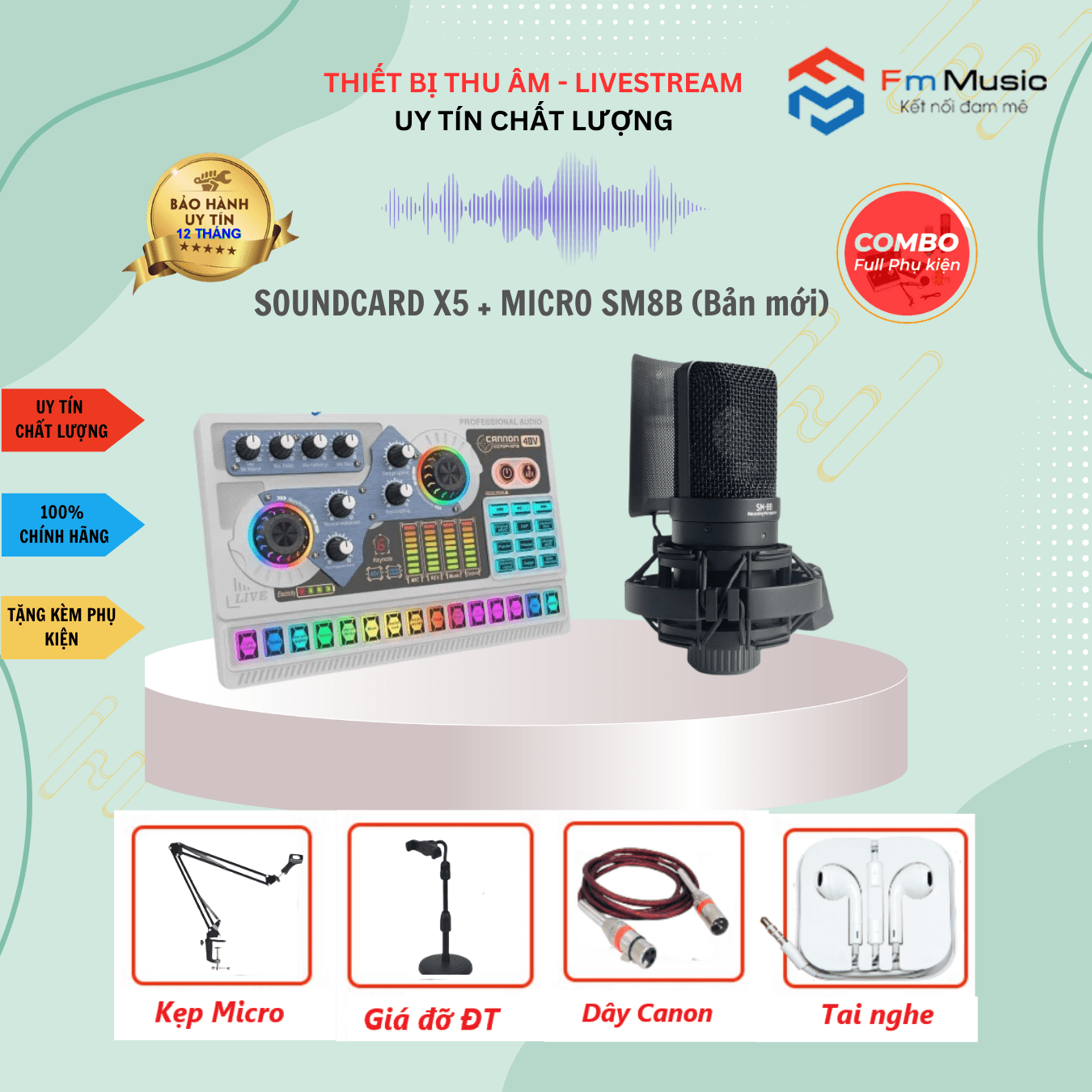 COMBO SOUNDCARD X5 VÀ MICRO PC-K200 COMBO SOUNDCARD X5 VÀ MICRO PC-K200