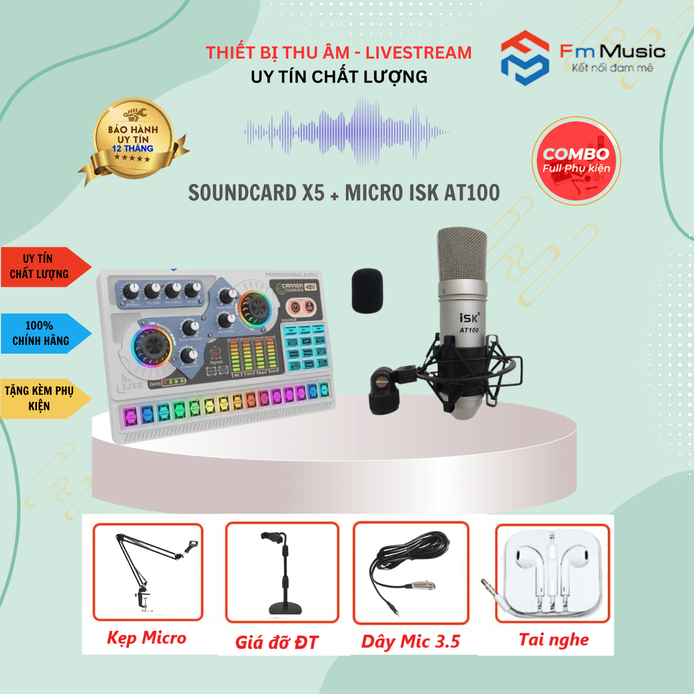 COMBO SOUNDCARD X5 VÀ MICRO PC-K200 COMBO SOUNDCARD X5 VÀ MICRO PC-K200