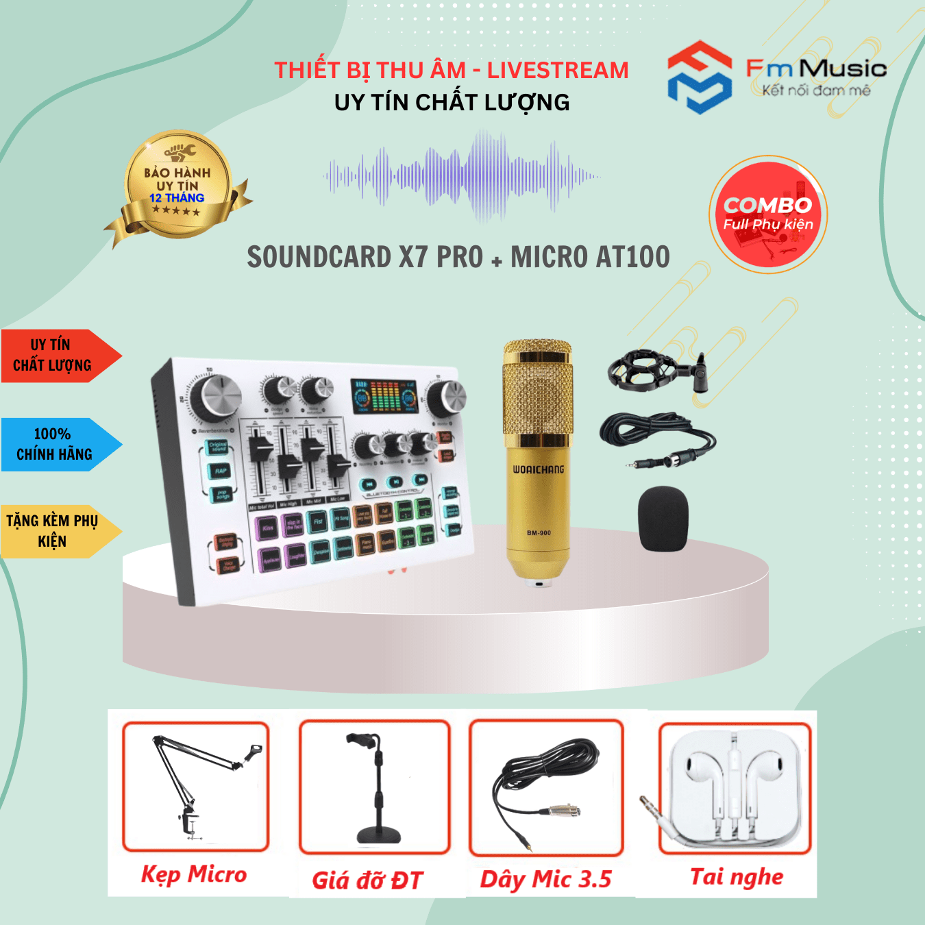 Combo Soundcard X7 PRO và Micro NMC LS200 Combo Soundcard X7 PRO và Micro NMC LS200