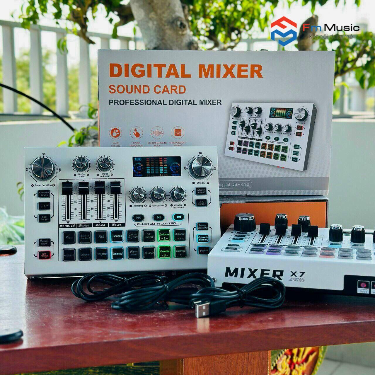Combo Soundcard X7 PRO và Micro NMC NA9302 Combo Soundcard X7 PRO và Micro NMC NA9302
