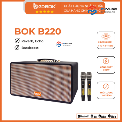 Loa Karaoke Xách Tay BOK B-220 Loa Karaoke Xách Tay BOK B-220