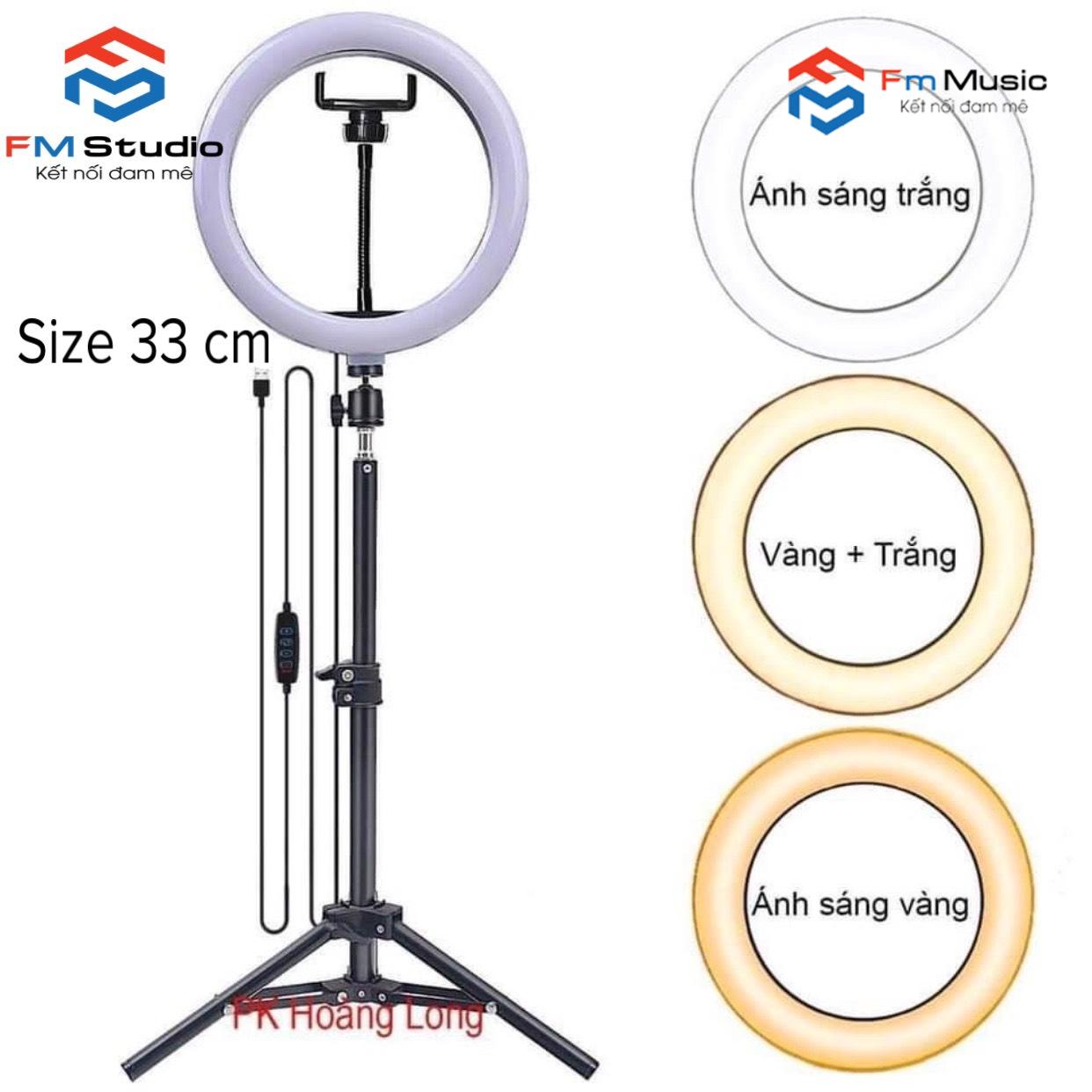 BỘ ĐÈN LIVESTREAM SIZE 33CM KÈM GIÁ ĐỠ 3 CHÂN BỘ ĐÈN LIVESTREAM SIZE 33CM KÈM GIÁ ĐỠ 3 CHÂN