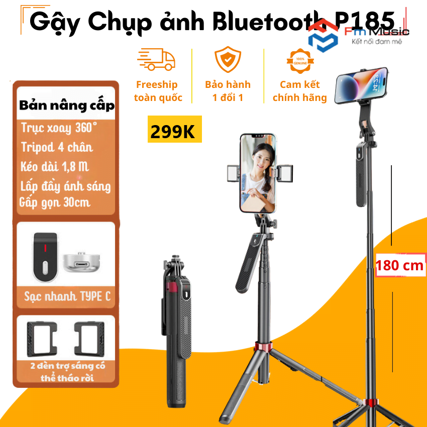Chân đế ba chân P185 1.8M Chân đế ba chân P185 1.8M