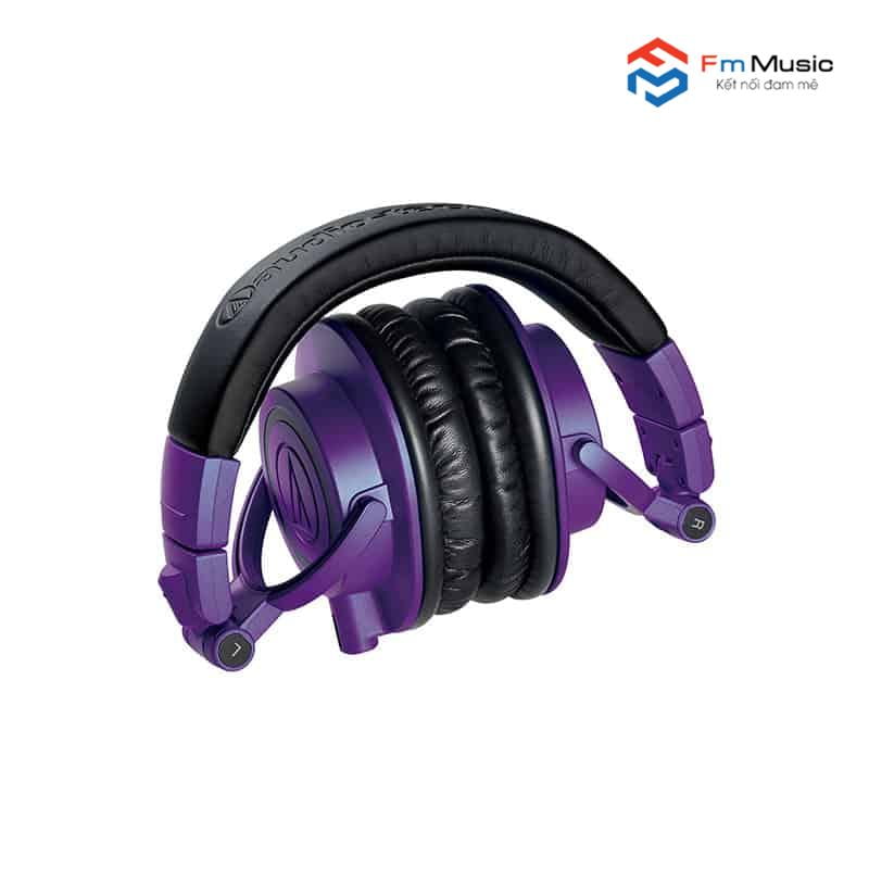 Tai Nghe Kiểm Âm Audio-Technica ATH M50X Purple Tai Nghe Kiểm Âm Audio-Technica ATH M50X Purple