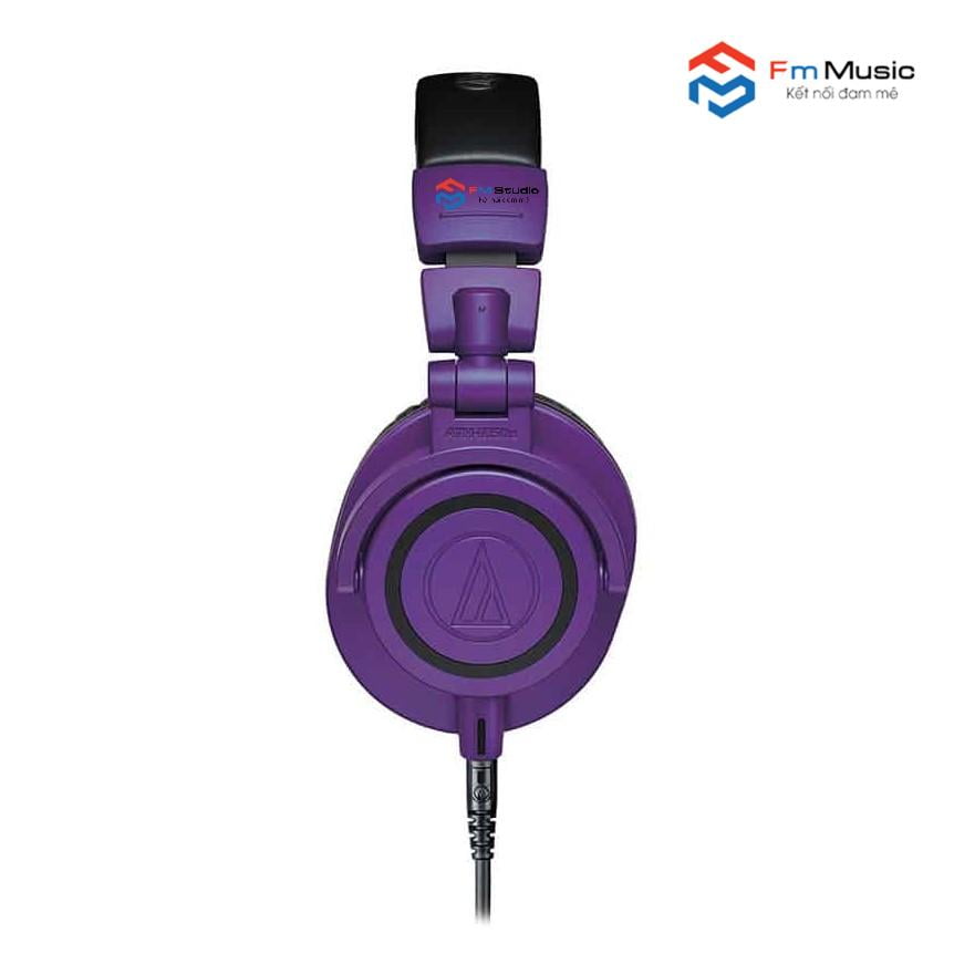 Tai Nghe Kiểm Âm Audio-Technica ATH M50X Purple Tai Nghe Kiểm Âm Audio-Technica ATH M50X Purple