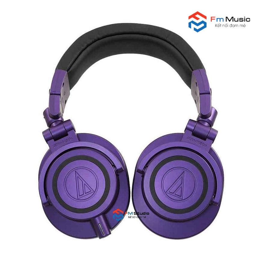 Tai Nghe Kiểm Âm Audio-Technica ATH M50X Purple Tai Nghe Kiểm Âm Audio-Technica ATH M50X Purple