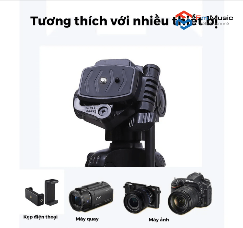 Chân Quay Máy Ảnh Điện Thoại Tripod 360° – Thiết Kế Chắc Chắn – Nhỏ Gọn Tiện Lợi