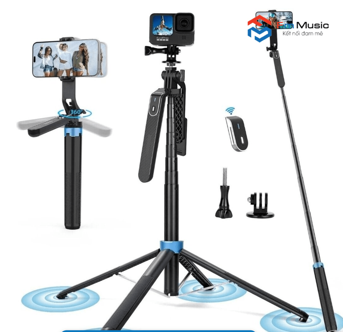 Chân đế ba chân P185 1.8M Chân đế ba chân P185 1.8M