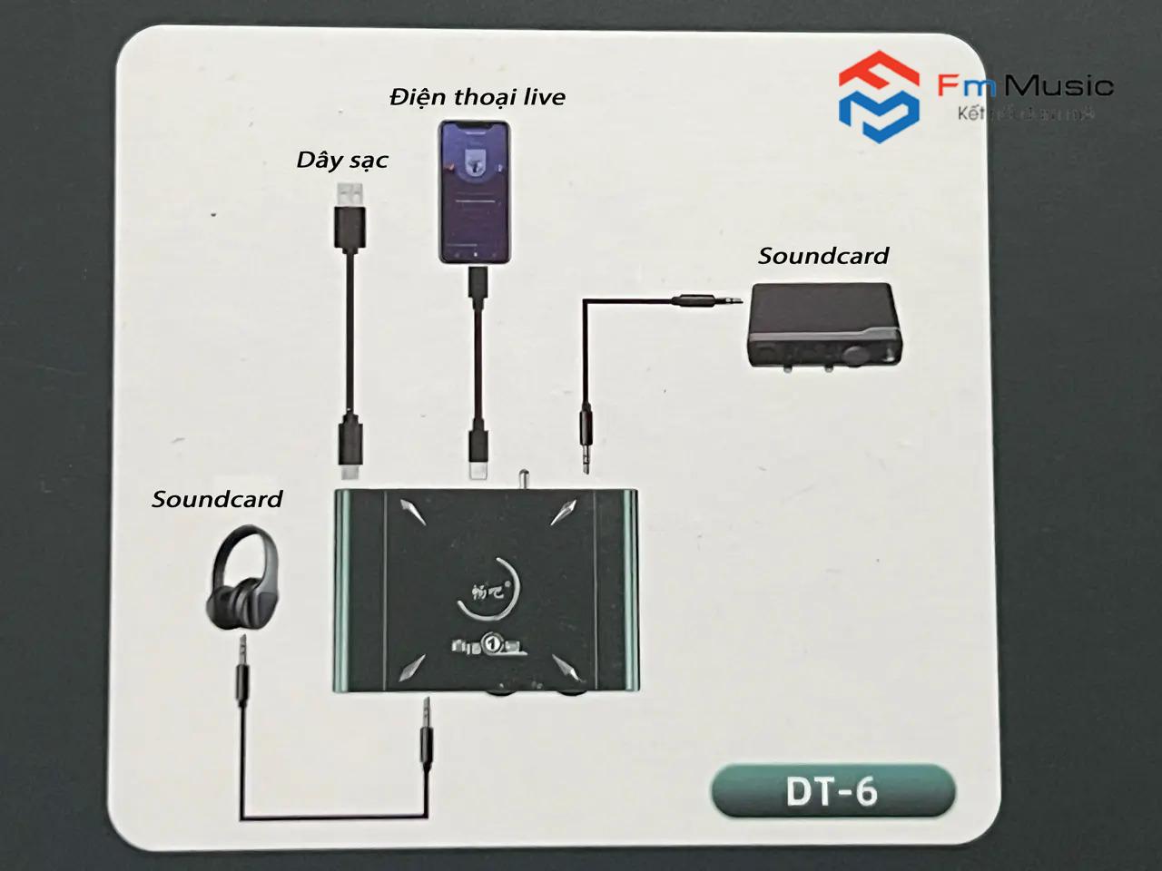 Box livestream Stereo OTG DT-6 (DT6) Box livestream Stereo OTG DT-6 (DT6)