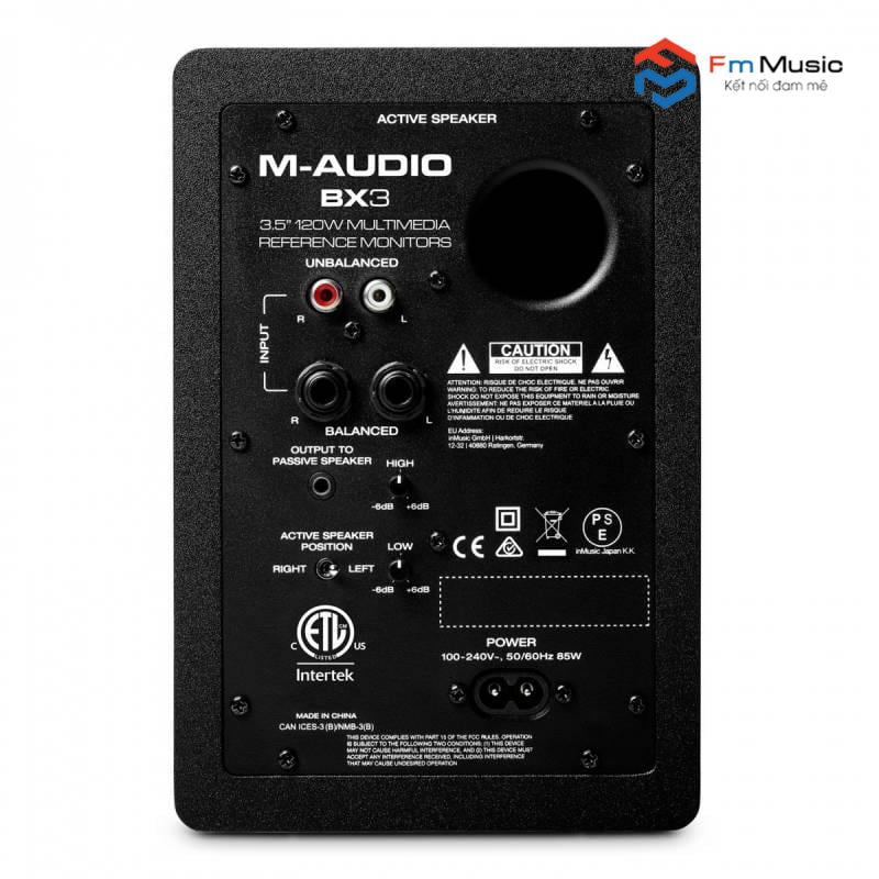 Loa kiểm âm M-Audio BX3 (Cặp) Loa kiểm âm M-Audio BX3 (Cặp)