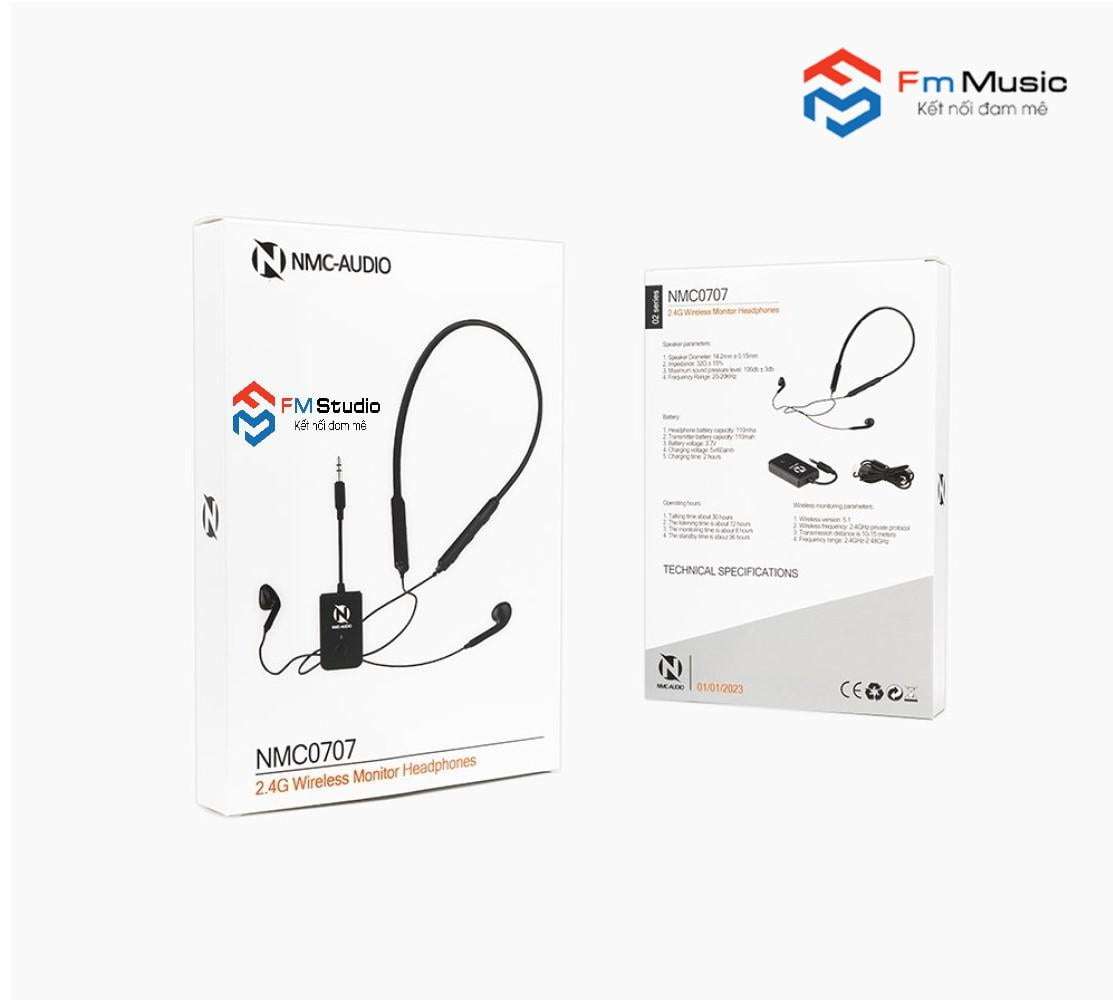 Tai Nghe Biểu Diễn Không Dây NMC-AUDIO NMC0707 Series 2 Tai Nghe Biểu Diễn Không Dây NMC-AUDIO NMC0707 Series 2
