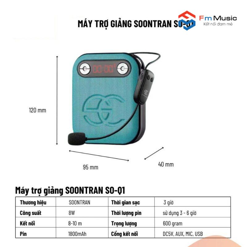 Loa Máy Trợ Giảng Không Dây Soontran SO-Q1 SO-Q2 SO-Q5