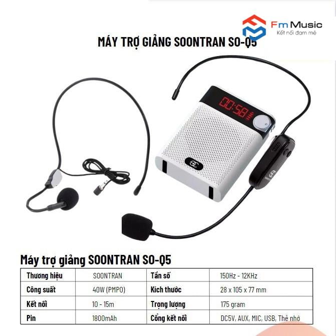 Loa Máy Trợ Giảng Không Dây Soontran SO-Q1 SO-Q2 SO-Q5 Loa Máy Trợ Giảng Không Dây Soontran SO-Q1 SO-Q2 SO-Q5