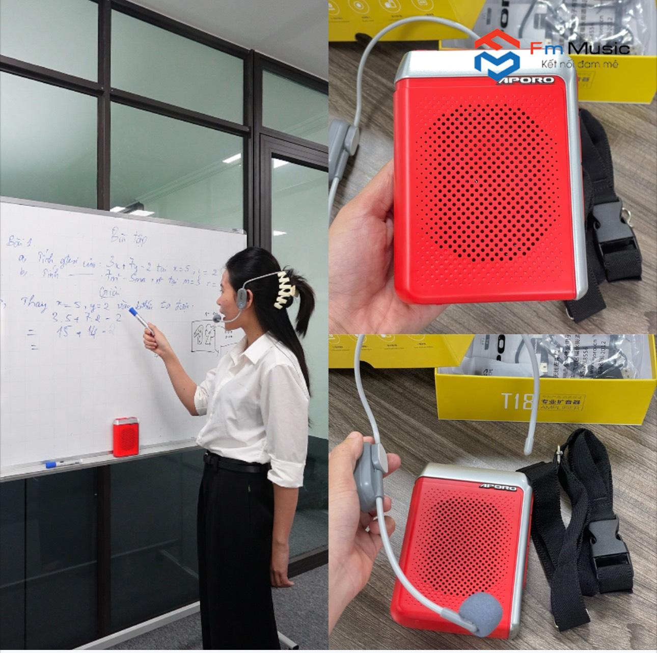 Máy trợ giảng không dây Aporo T18 2.4G Máy trợ giảng không dây Aporo T18 2.4G