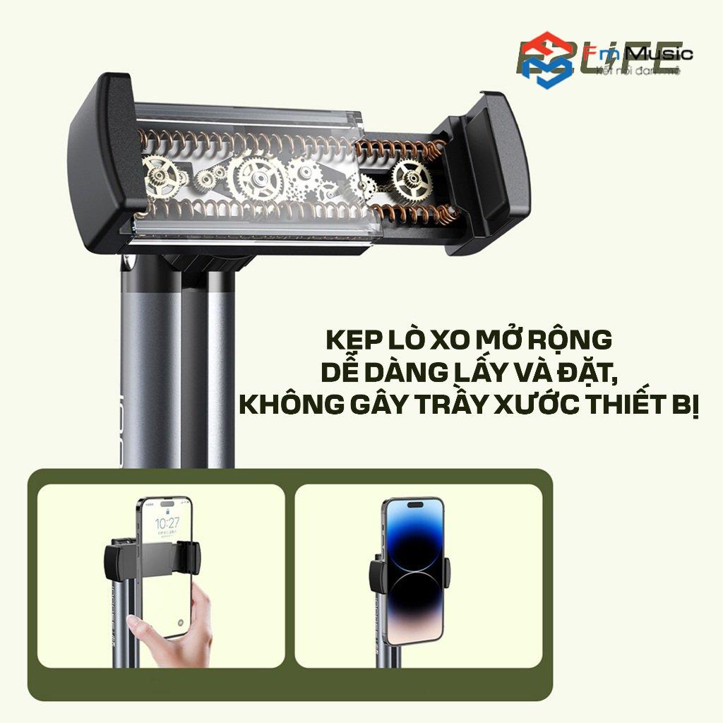 Giá Đỡ Điện Thoại L58 Xoay 360 Độ, Livestream, Giải Trí Đa Năng Bằng Kim Loại Và Nhôm Chắc Chắn Giá Đỡ Điện Thoại L58 Xoay 360 Độ, Livestream, Giải Trí Đa Năng Bằng Kim Loại Và Nhôm Chắc Chắn