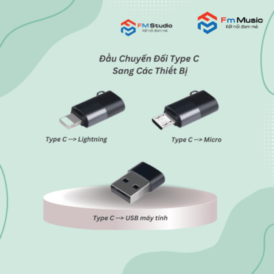 Đầu Chuyển Đổi Type C Sang Các Thiết Bị Đầu Chuyển Đổi Type C Sang Các Thiết Bị