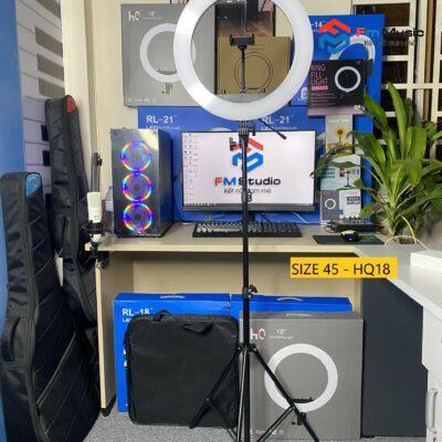 ĐÈN LED LIVESTREAM HQ18-46cm CÔNG SUẤT 55W ĐÈN LED LIVESTREAM HQ18-46cm CÔNG SUẤT 55W