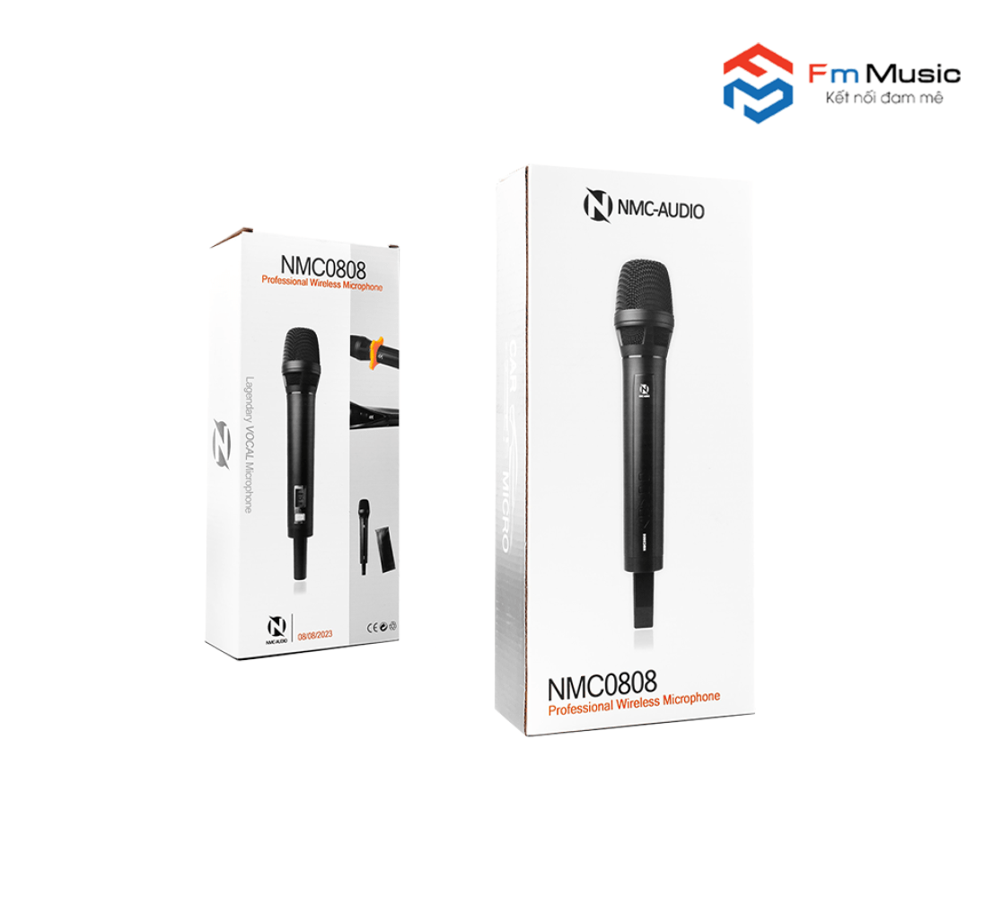 Micro thu âm hát karaoke ô tô không dây NMC0808 Micro thu âm hát karaoke ô tô không dây NMC0808