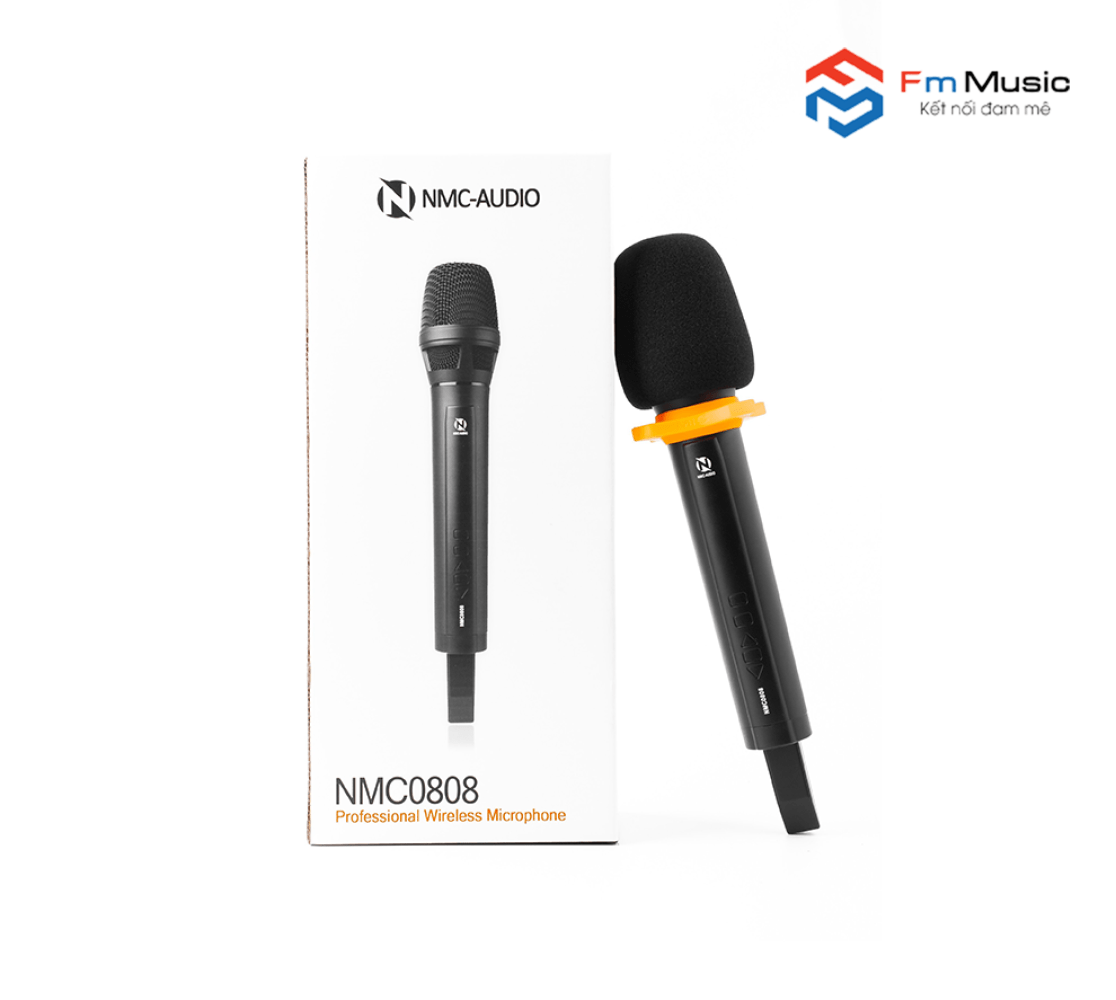 Micro thu âm hát karaoke ô tô không dây NMC0808 Micro thu âm hát karaoke ô tô không dây NMC0808
