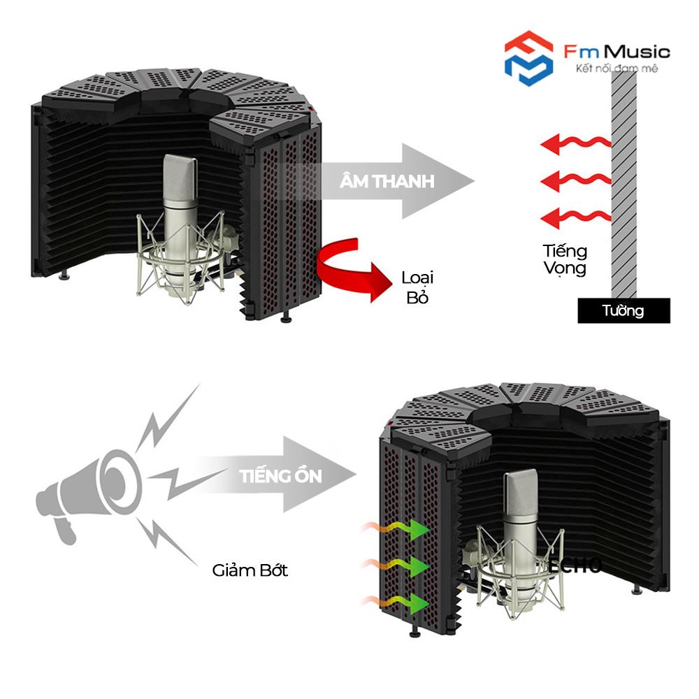 Vocal Booth NMC-AUDIO VB812-BIGBY | Màng Chắn Tiêu âm Cho Phòng Thu Vocal Booth NMC-AUDIO VB812-BIGBY | Màng Chắn Tiêu âm Cho Phòng Thu