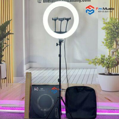 Đèn livestream HQ18N 3 Giá đỡ điện thoại Đèn livestream HQ18N 3 Giá đỡ điện thoại