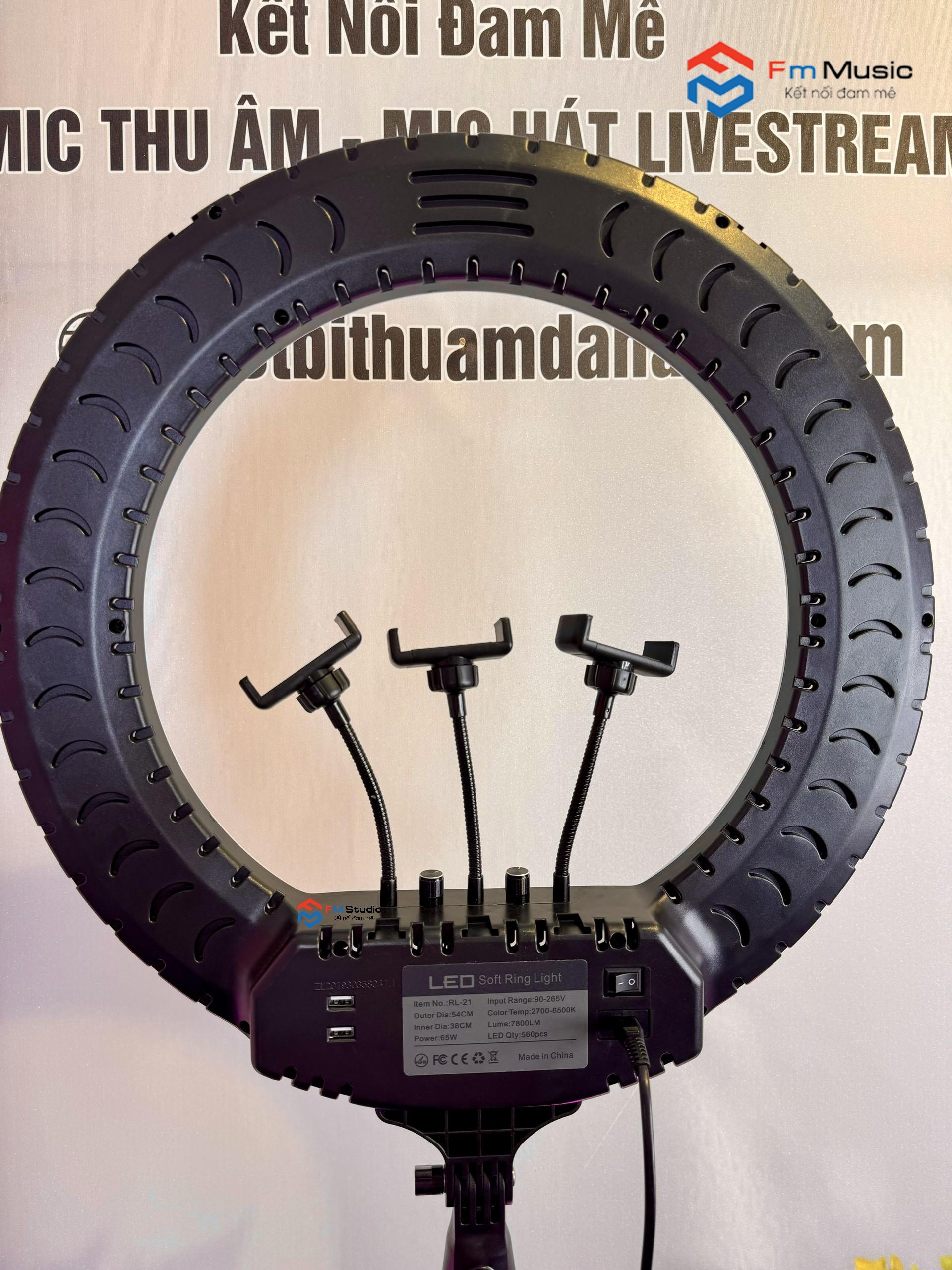Đèn livestream cao cấp RL-21 54Cm + Chân Linco Đèn livestream cao cấp RL-21 54Cm + Chân Linco