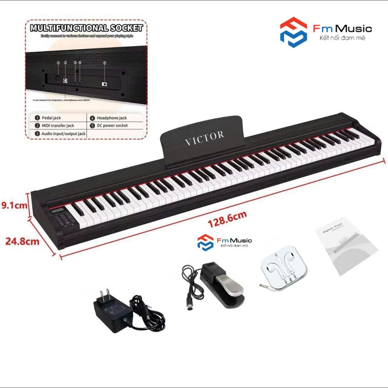 Piano Điện Victor VT02 – Mẫu Piano giá rẻ bán chạy nhất 2025 Piano Điện Victor VT02 – Mẫu Piano giá rẻ bán chạy nhất 2025