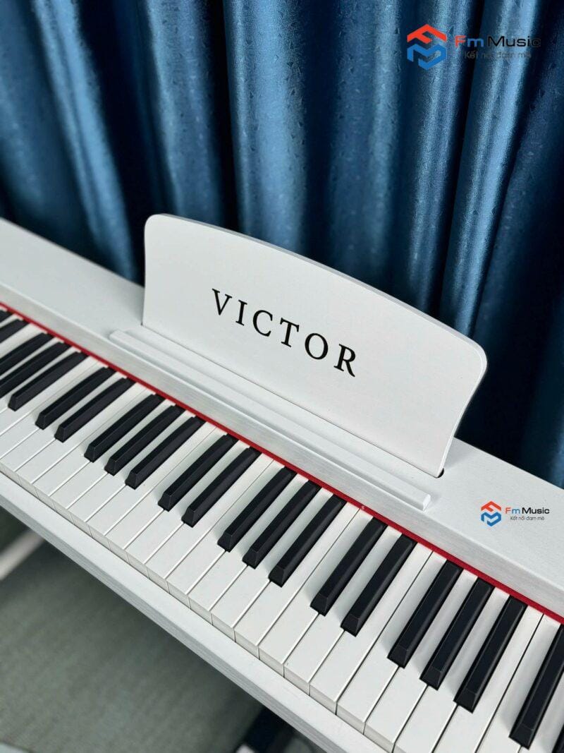 Piano Điện Victor VT02 – Mẫu Piano giá rẻ bán chạy nhất (3 màu lựa chọn: Vàng, đen, trắng)