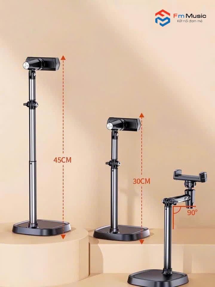 Chân kẹp điện thoại T10 để bàn rất chắc chắn, tiện lợi Chân kẹp điện thoại T10 để bàn rất chắc chắn, tiện lợi