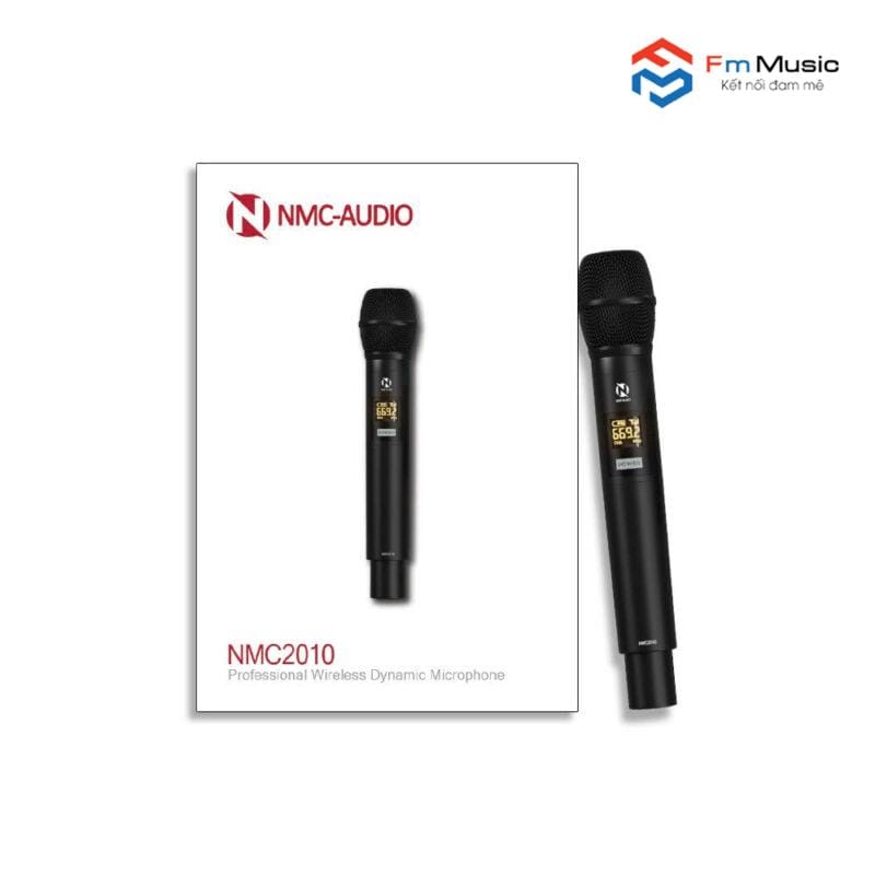 Micro Dynamic Không Dây NMC-AUDIO NMC2010. Mic Không Dây NMC 2010 Thiết Kế Cực Đẹp, Dễ Sử Dụng