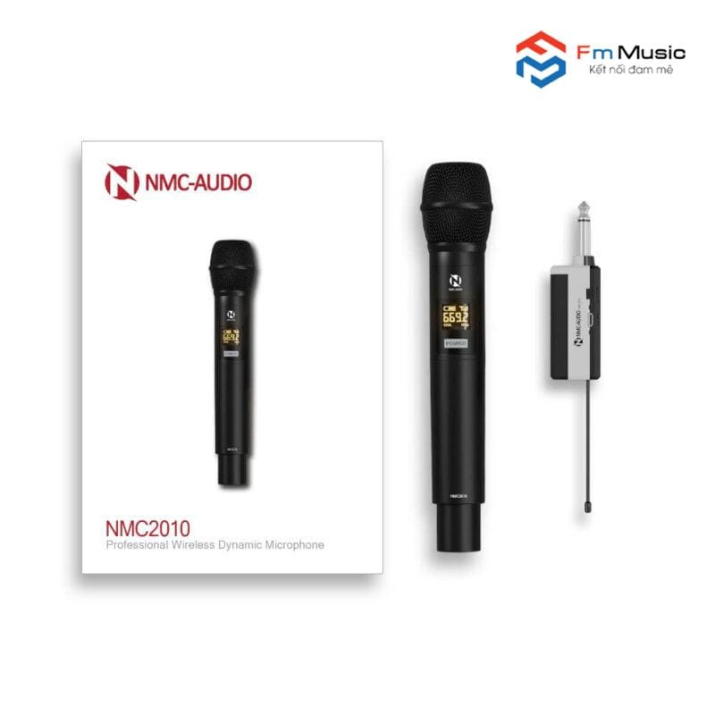 Micro Dynamic Không Dây NMC-AUDIO NMC2010. Mic Không Dây NMC 2010 Thiết Kế Cực Đẹp, Dễ Sử Dụng
