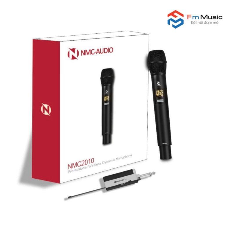 Micro Dynamic Không Dây NMC-AUDIO NMC2010. Mic Không Dây NMC 2010 Thiết Kế Cực Đẹp, Dễ Sử Dụng