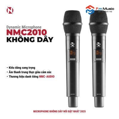 Micro Dynamic Không Dây NMC-AUDIO NMC2010. Mic Không Dây NMC 2010 Thiết Kế Cực Đẹp, Dễ Sử Dụng