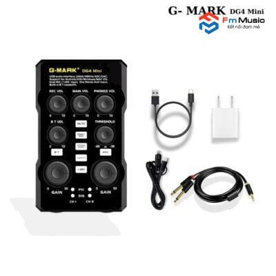 Box Livestream Stereo Cao Cấp G-Mark DG4 Mini – Chuẩn Âm Thanh Chuyên Nghiệp, Nhỏ Gọn Đẳng Cấp Box Livestream Stereo Cao Cấp G-Mark DG4 Mini – Chuẩn Âm Thanh Chuyên Nghiệp, Nhỏ Gọn Đẳng Cấp