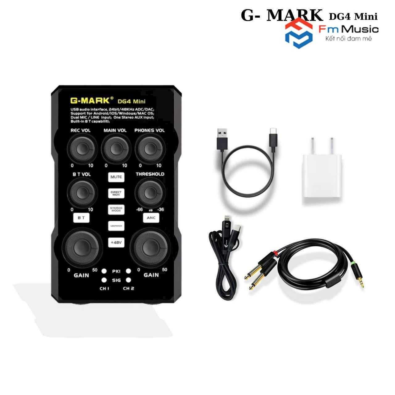 Box Livestream Stereo Cao Cấp G-Mark DG4 Mini – Chuẩn Âm Thanh Chuyên Nghiệp, Nhỏ Gọn Đẳng Cấp Box Livestream Stereo Cao Cấp G-Mark DG4 Mini – Chuẩn Âm Thanh Chuyên Nghiệp, Nhỏ Gọn Đẳng Cấp