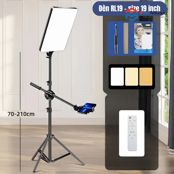 Đèn LED RL19 – Giải Pháp Ánh Sáng Hoàn Hảo Cho Livestream Và Quay Video Đèn LED RL19 – Giải Pháp Ánh Sáng Hoàn Hảo Cho Livestream Và Quay Video